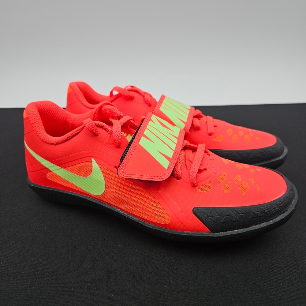 Nike Zoom Rival SD 2 Throwing Shoes Bright Crimson Volt Mens Sz 6 FZ9665-600 New